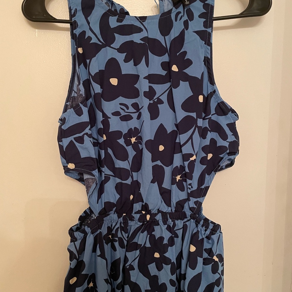 WHO WHAT WEAR LONG FLORAL DRESS SIZE SMALL